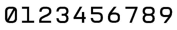 GC Robuto Mono Regular Font OTHER CHARS
