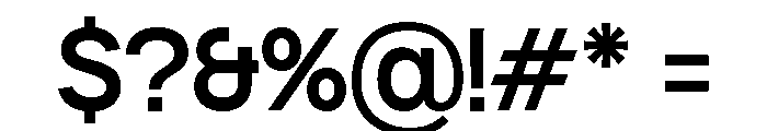 GC Rota Pro Medium Font OTHER CHARS