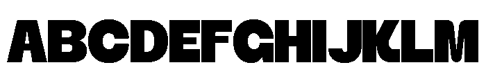 GC Skined Black Font UPPERCASE