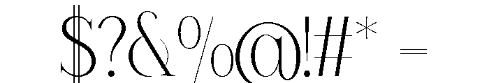 GC Trench Vogue Regular Font OTHER CHARS