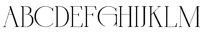 GC Trench Vogue Regular Font UPPERCASE