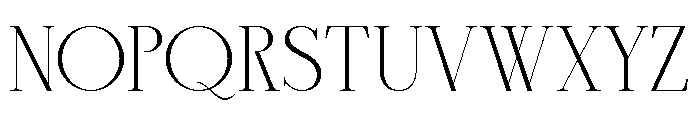 GC Trench Vogue Regular Font UPPERCASE