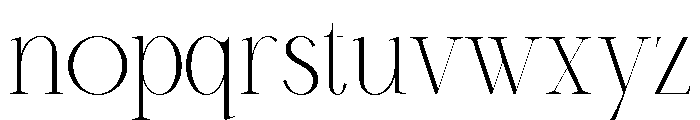 GC Trench Vogue Regular Font LOWERCASE