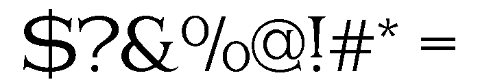 GC Volumn Regular Font OTHER CHARS
