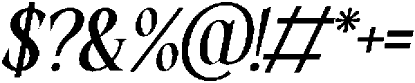 GC Amelie Promised Italic otf (400) Font OTHER CHARS