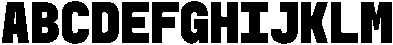 GC Arbiter Extra Bold otf (700) Font UPPERCASE