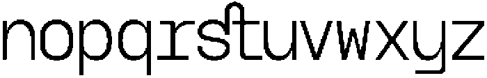 GC Arbiter Extra Light otf (200) Font LOWERCASE