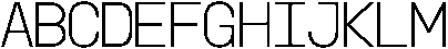 GC Arbiter Thin otf (100) Font UPPERCASE