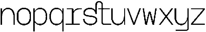 GC Arbiter Thin otf (100) Font LOWERCASE