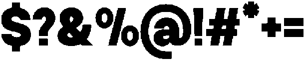 GC Avalance Extra Bold otf (700) Font OTHER CHARS