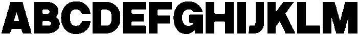 GC Avalance Extra Bold otf (700) Font UPPERCASE