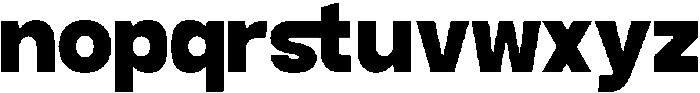 GC Avalance Extra Bold otf (700) Font LOWERCASE