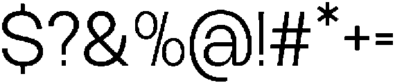 GC Avalance Extra Light otf (200) Font OTHER CHARS