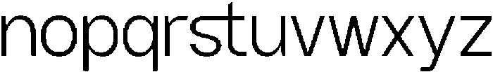 GC Avalance Extra Light otf (200) Font LOWERCASE