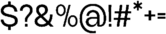 GC Avalance Light otf (300) Font OTHER CHARS