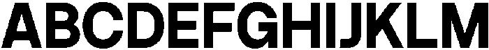 GC Avalance Semi Bold otf (600) Font UPPERCASE