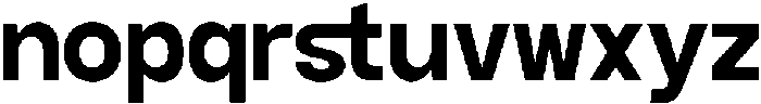 GC Avalance Semi Bold otf (600) Font LOWERCASE