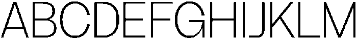 GC Avalance Thin otf (100) Font UPPERCASE