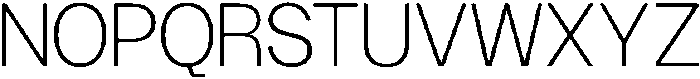 GC Avalance Thin otf (100) Font UPPERCASE