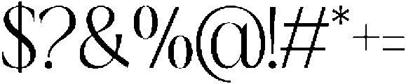 GC BEGIA Light otf (300) Font OTHER CHARS