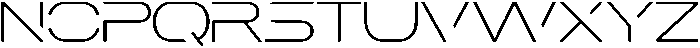 GC Bager Thin otf (100) Font UPPERCASE