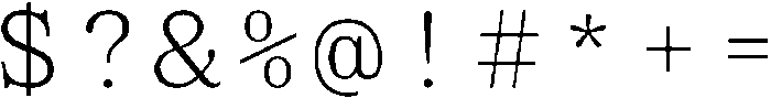 GC Beluga Mono Light otf (300) Font OTHER CHARS