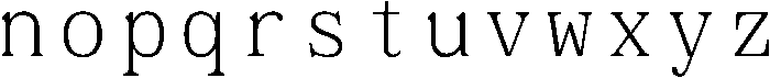 GC Beluga Mono Light ttf (300) Font LOWERCASE