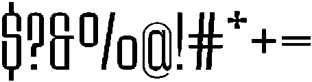 GC Bond Light ttf (300) Font OTHER CHARS