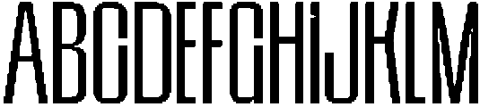 GC Bond Light ttf (300) Font UPPERCASE