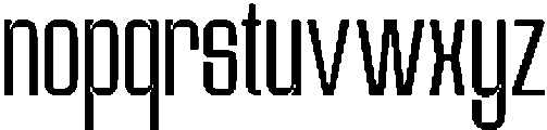 GC Bond Light ttf (300) Font LOWERCASE