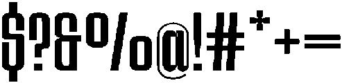 GC Bond Medium otf (500) Font OTHER CHARS