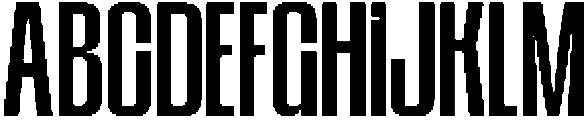 GC Bond Medium otf (500) Font UPPERCASE