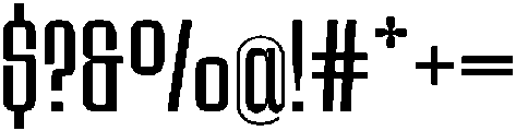 GC Bond Regular otf (400) Font OTHER CHARS
