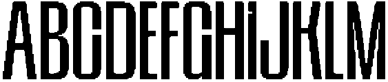 GC Bond Regular otf (400) Font UPPERCASE