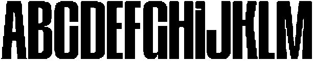 GC Bond Semi Bold otf (600) Font UPPERCASE