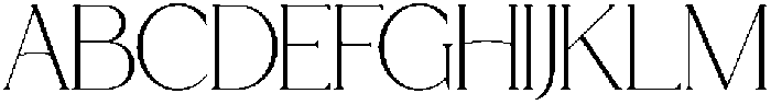 GC Cheline ExtraLight otf (200) Font UPPERCASE