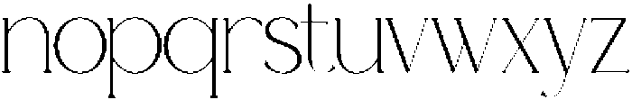 GC Cheline ExtraLight otf (200) Font LOWERCASE