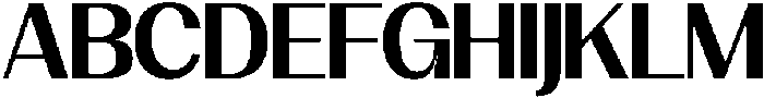 GC Clova Bold otf (700) Font UPPERCASE