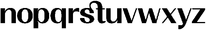 GC Clova Bold otf (700) Font LOWERCASE