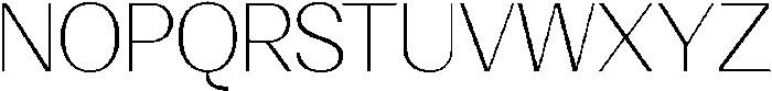 GC Clova Thin otf (100) Font UPPERCASE