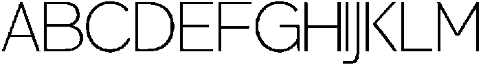 GC Cultivo Thin otf (100) Font UPPERCASE