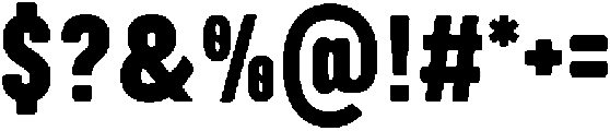 GC Dooze Bold otf (700) Font OTHER CHARS