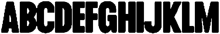 GC Dooze Bold otf (700) Font UPPERCASE
