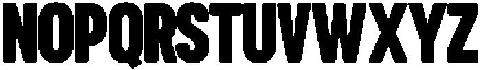 GC Dooze Bold otf (700) Font UPPERCASE