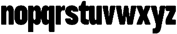 GC Dooze Bold otf (700) Font LOWERCASE