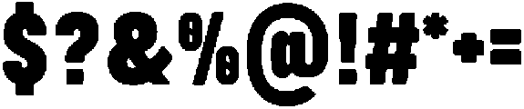GC Dooze Extra Bold otf (700) Font OTHER CHARS