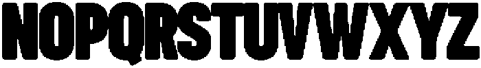 GC Dooze Extra Bold ttf (700) Font UPPERCASE