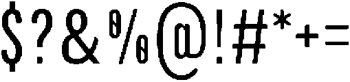GC Dooze Light otf (300) Font OTHER CHARS