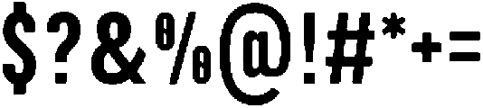 GC Dooze Medium otf (500) Font OTHER CHARS