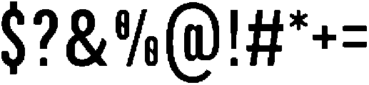 GC Dooze Regular otf (400) Font OTHER CHARS